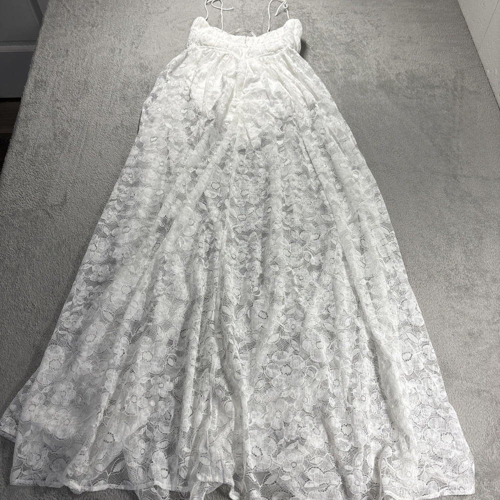 For Love & Lemons White Lace Maxi Dress - Picture 7 of 8